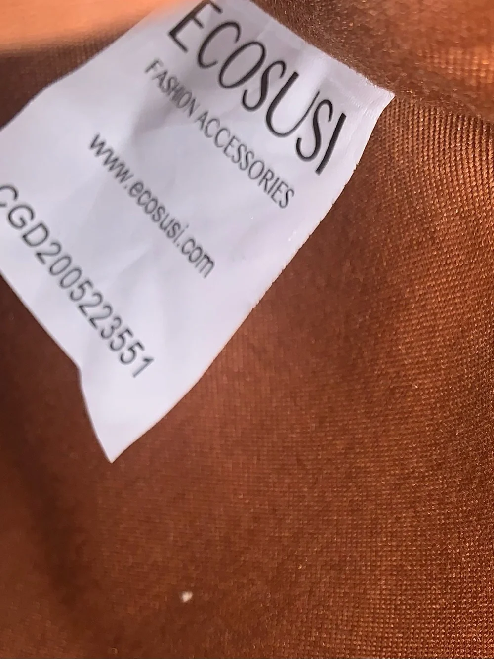 Ecosusi Laptop Backpack in Tan with Turn-Lock Detail